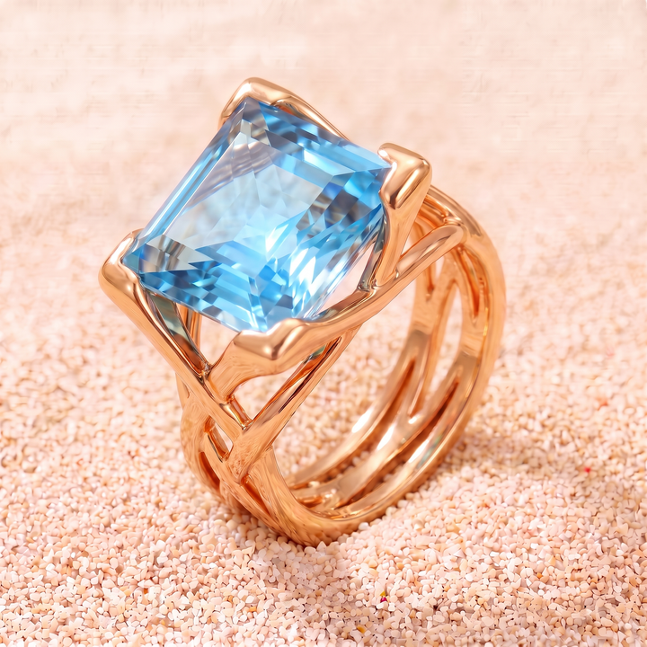Graciela | anillo cielo celeste
